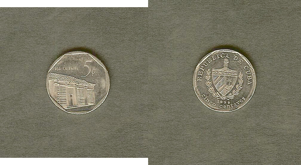 Cuba 5 centavos 1999 SPL